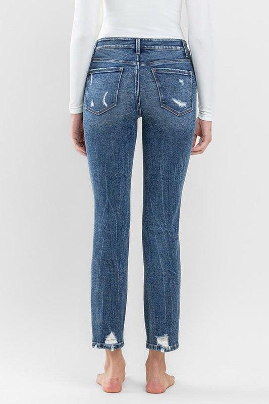 Mid Rise Flare Jeans- Doss Dollz