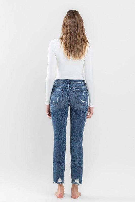 Mid Rise Flare Jeans- Doss Dollz