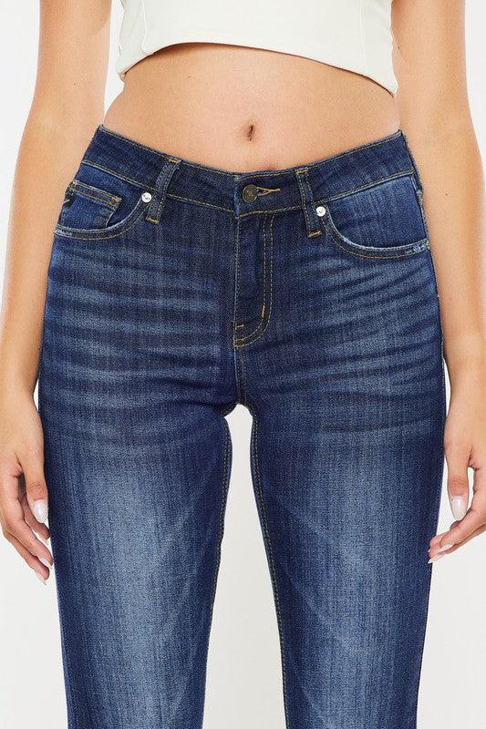 Mid Rise Flare Jeans- Doss Dollz