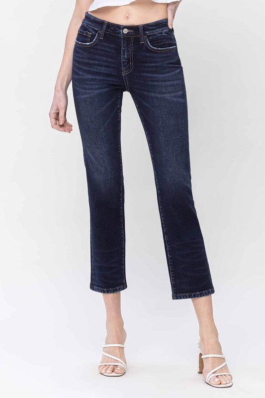 Mid Rise Flare Jeans- Doss Dollz