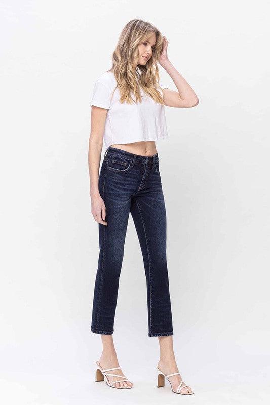 Mid Rise Flare Jeans- Doss Dollz