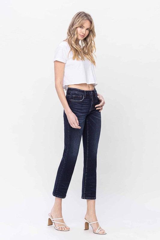 Mid Rise Flare Jeans- Doss Dollz