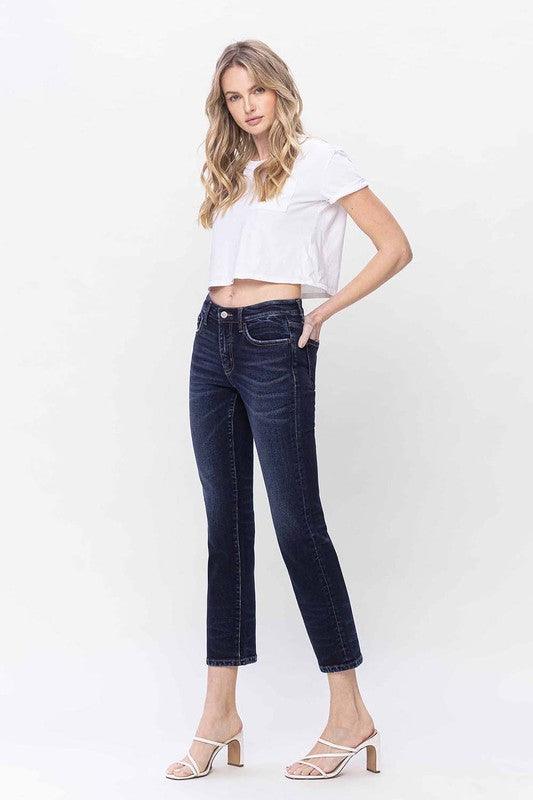 Mid Rise Flare Jeans- Doss Dollz