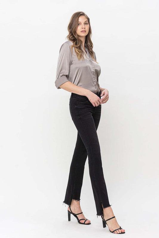 Mid Rise Flare Jeans- Doss Dollz