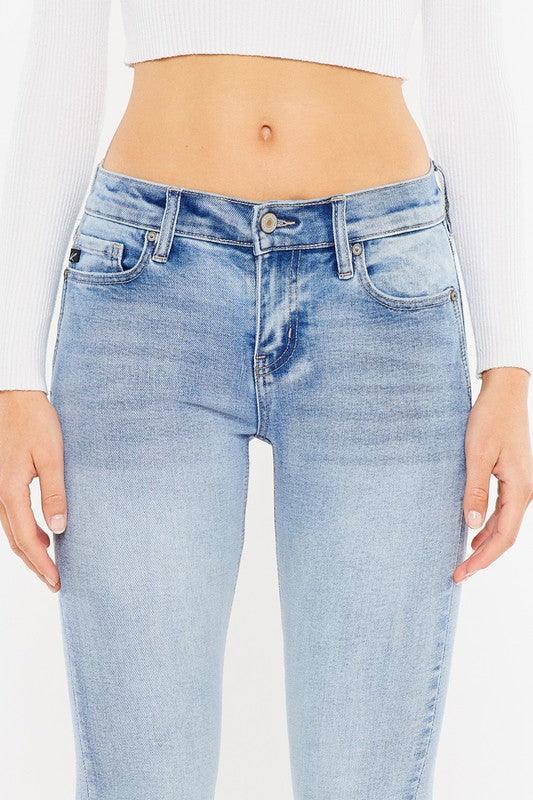 Mid Rise Flare Jeans- Doss Dollz