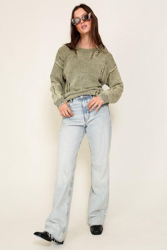 Mid Rise Flare Jeans- Doss Dollz