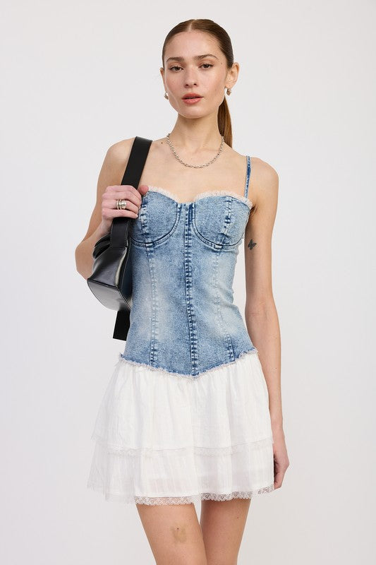 Mid Rise Flare Jeans- Doss Dollz