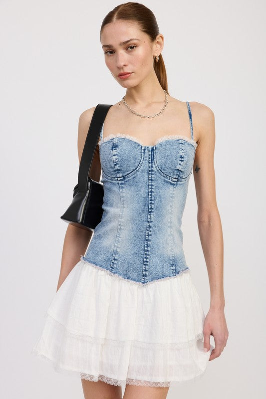 Mid Rise Flare Jeans- Doss Dollz
