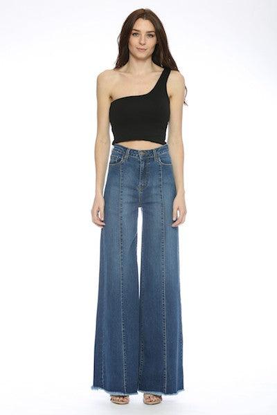 Mid Rise Flare Jeans- Doss Dollz