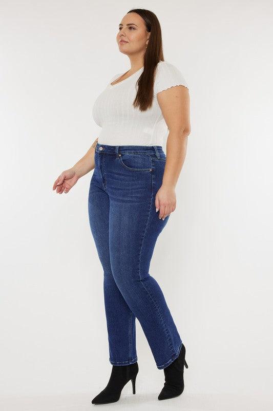 Mid Rise Flare Jeans- Doss Dollz