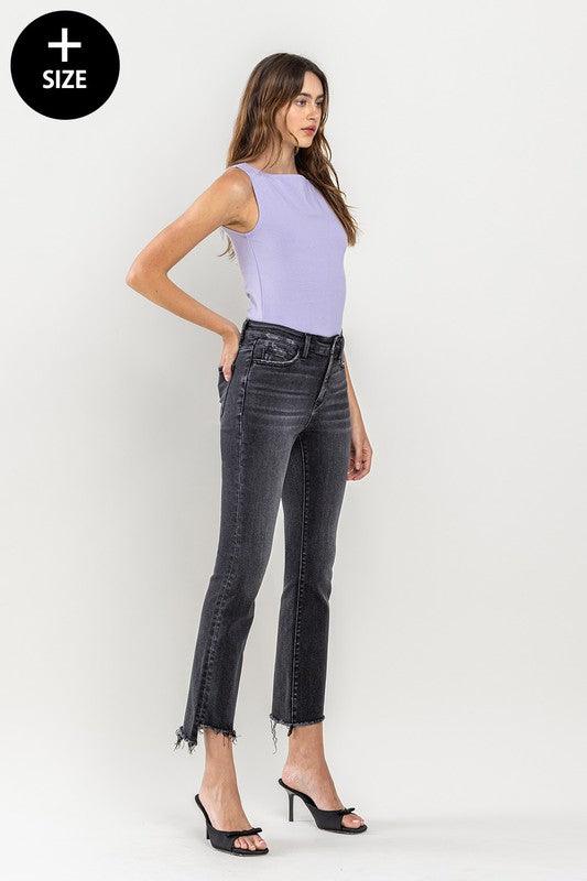 Mid Rise Flare Jeans- Doss Dollz