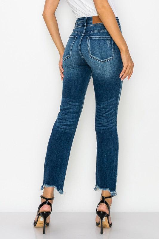 Mid Rise Flare Jeans- Doss Dollz