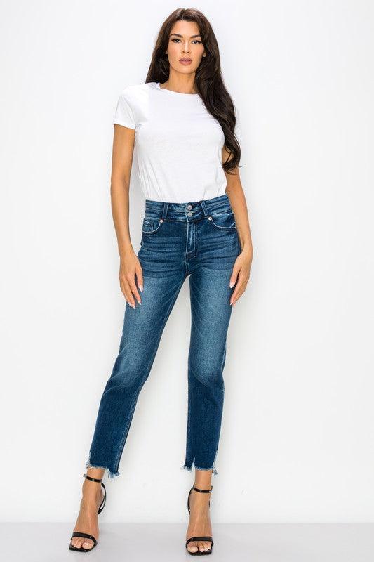 Mid Rise Flare Jeans- Doss Dollz