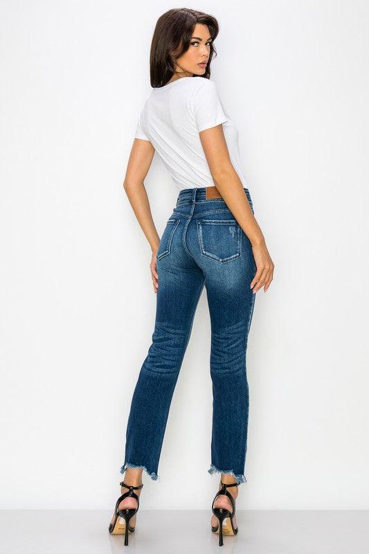 Mid Rise Flare Jeans- Doss Dollz