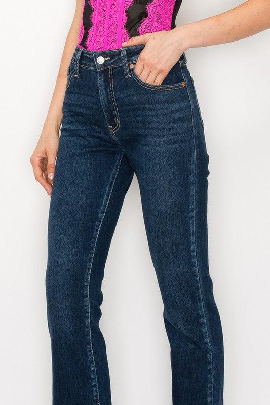 Mid Rise Flare Jeans- Doss Dollz