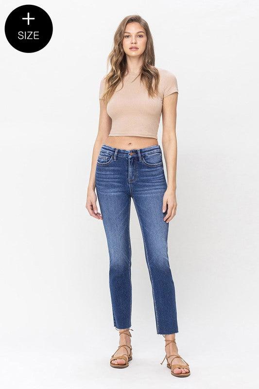 Mid Rise Flare Jeans- Doss Dollz