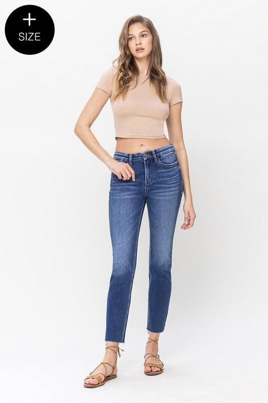 Mid Rise Flare Jeans- Doss Dollz