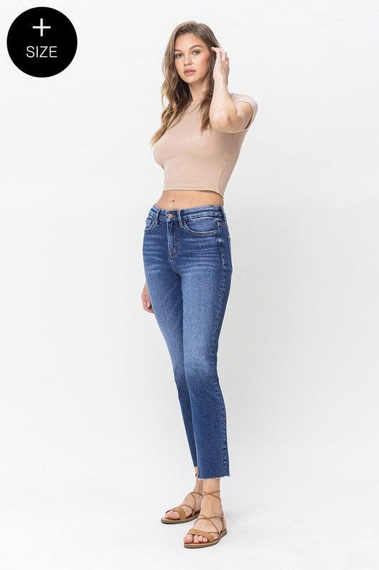 Mid Rise Flare Jeans- Doss Dollz