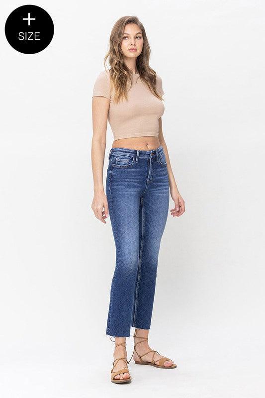 Mid Rise Flare Jeans- Doss Dollz