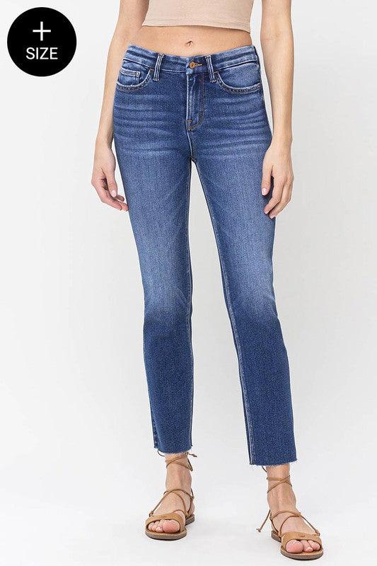 Mid Rise Flare Jeans- Doss Dollz