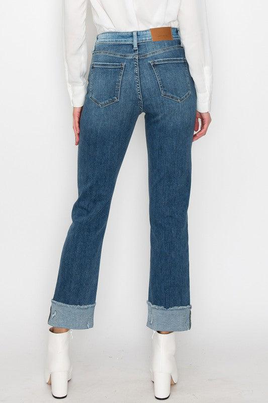 Mid Rise Flare Jeans- Doss Dollz