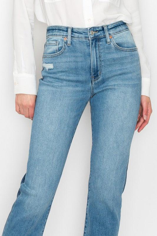 Mid Rise Flare Jeans- Doss Dollz