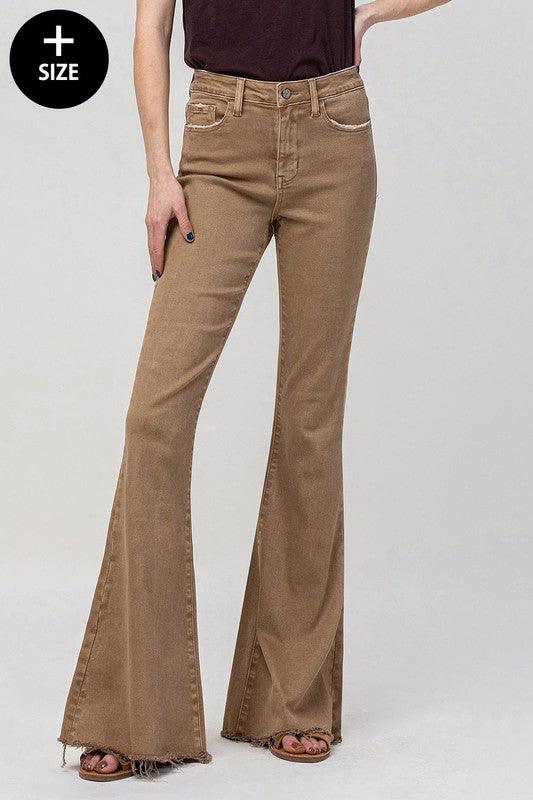 Mid Rise Flare Jeans- Doss Dollz