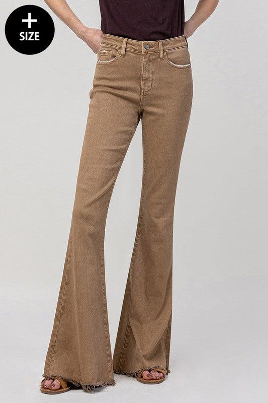 Mid Rise Flare Jeans- Doss Dollz