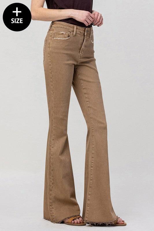 Mid Rise Flare Jeans- Doss Dollz