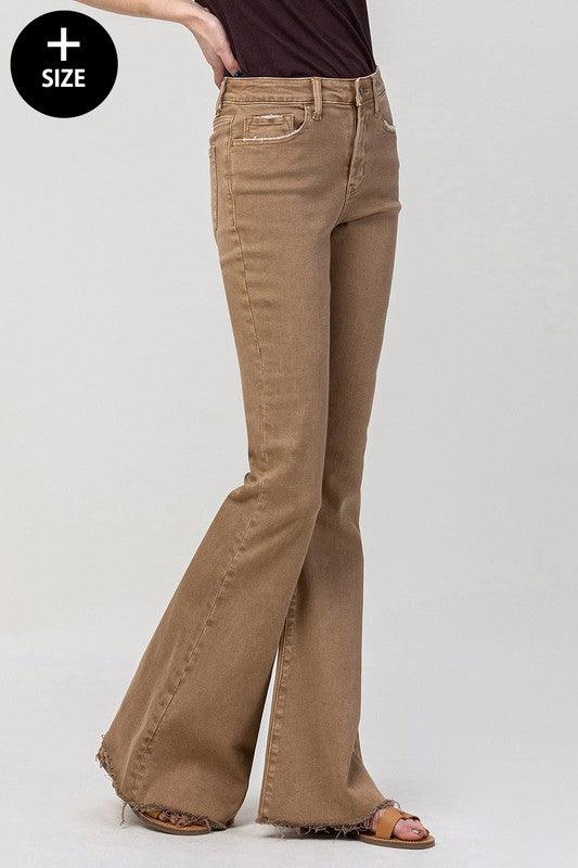 Mid Rise Flare Jeans- Doss Dollz