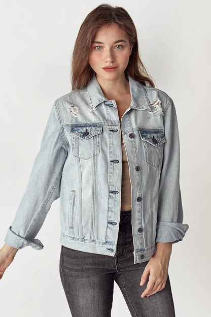 Mid Rise Flare Jeans- Doss Dollz