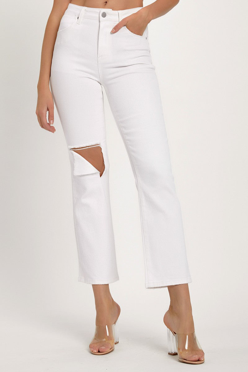 Mid Rise Flare Jeans- Doss Dollz