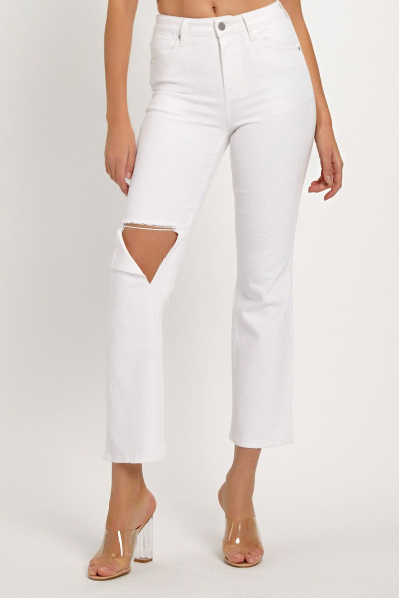 Mid Rise Flare Jeans- Doss Dollz