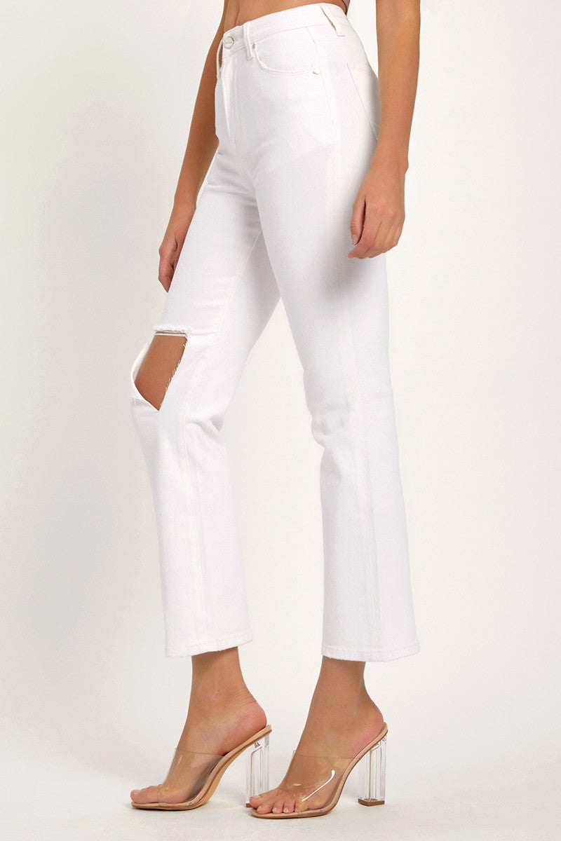 Mid Rise Flare Jeans- Doss Dollz