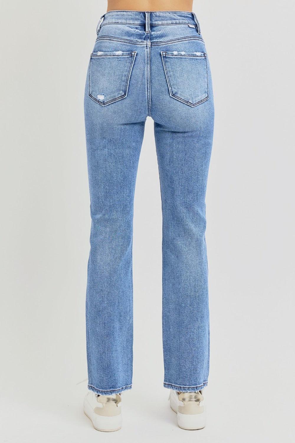 Mid Rise Flare Jeans- Doss Dollz