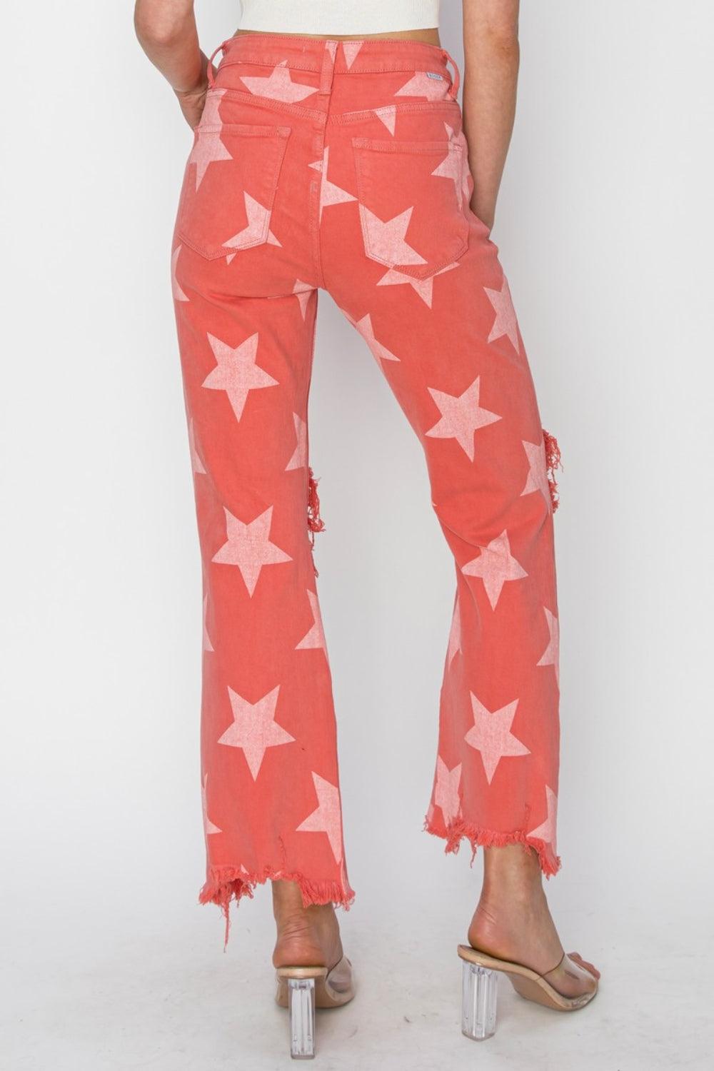 Mid Rise Flare Jeans- Doss Dollz