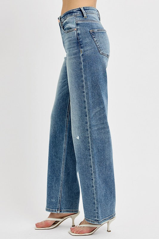Mid Rise Flare Jeans- Doss Dollz