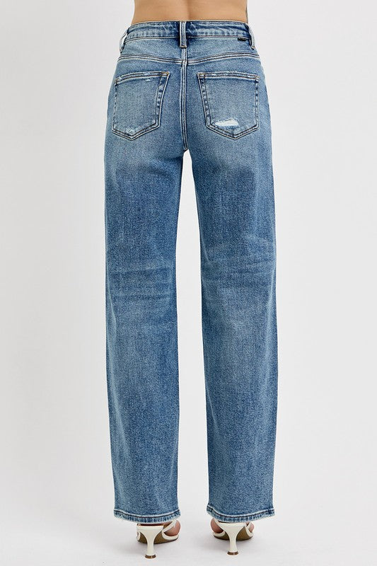 Mid Rise Flare Jeans- Doss Dollz