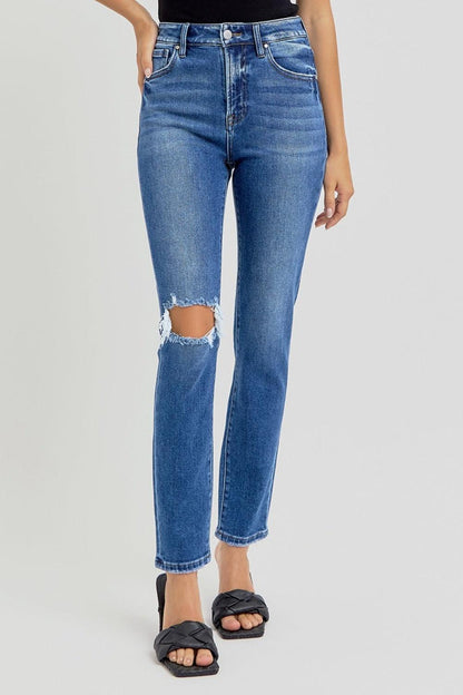 Mid Rise Flare Jeans- Doss Dollz