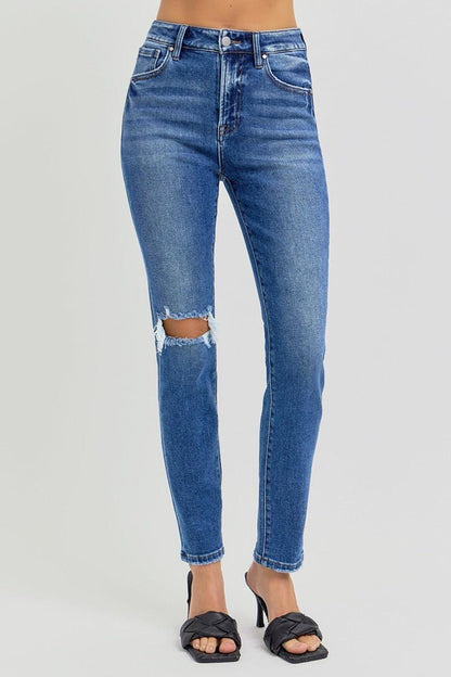 Mid Rise Flare Jeans- Doss Dollz