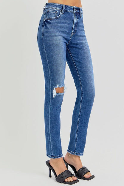 Mid Rise Flare Jeans- Doss Dollz