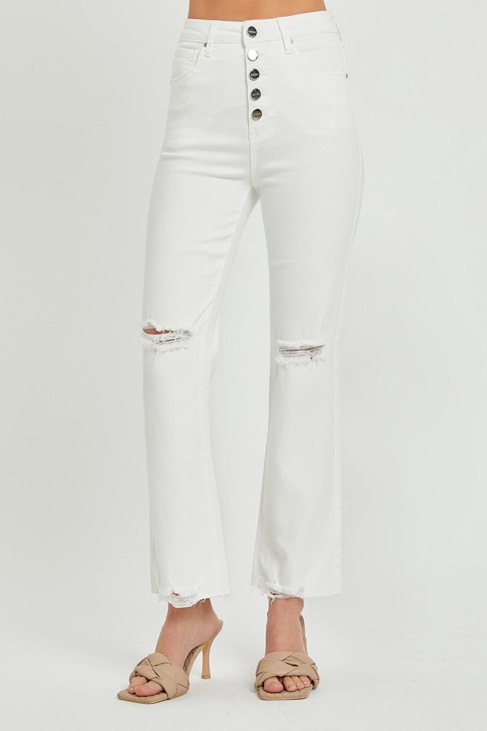 Mid Rise Flare Jeans- Doss Dollz