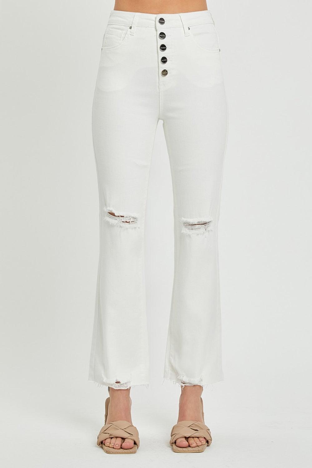 Mid Rise Flare Jeans- Doss Dollz