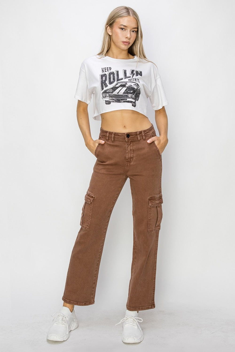 Mid Rise Flare Jeans- Doss Dollz