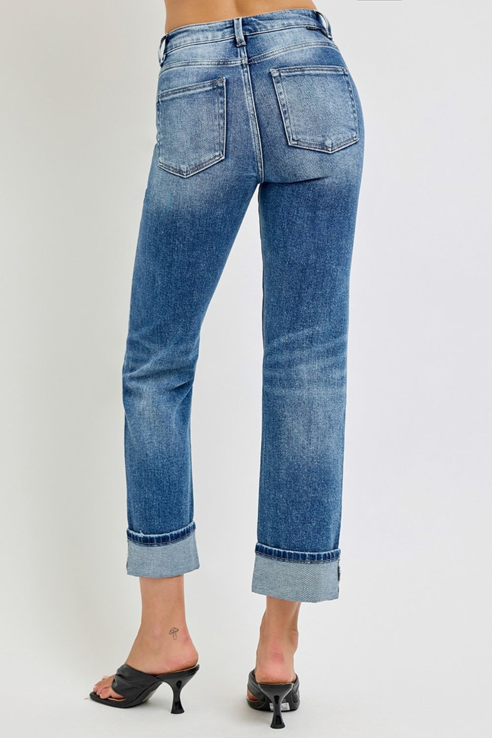 Mid Rise Flare Jeans- Doss Dollz