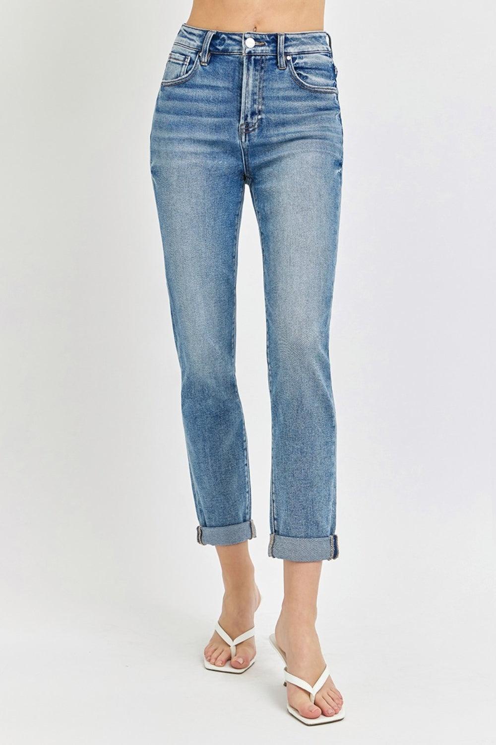Mid Rise Flare Jeans- Doss Dollz