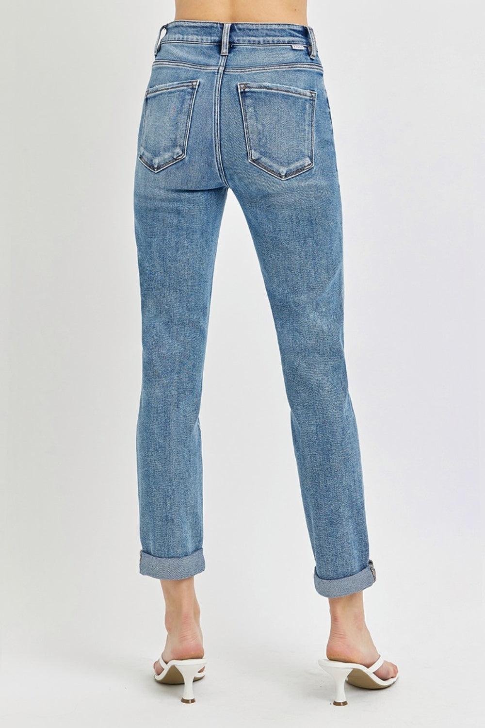 Mid Rise Flare Jeans- Doss Dollz