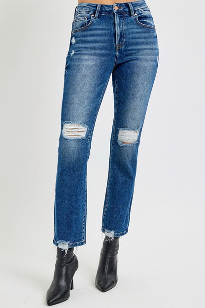 Mid Rise Flare Jeans- Doss Dollz