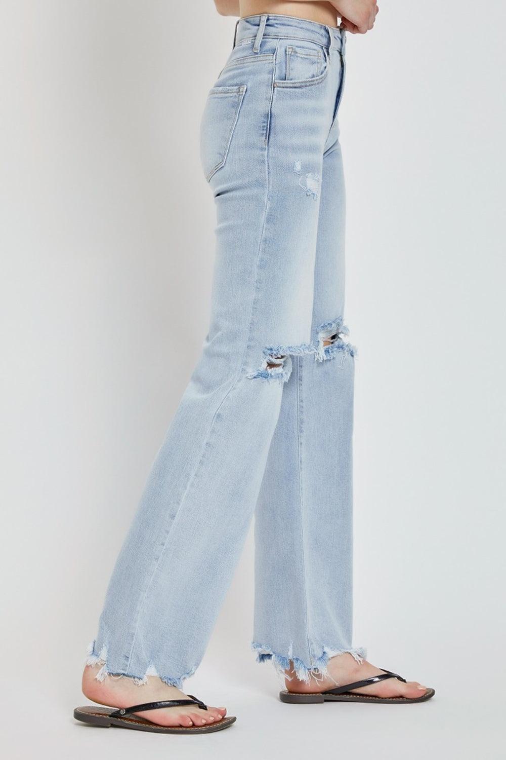 Mid Rise Flare Jeans- Doss Dollz