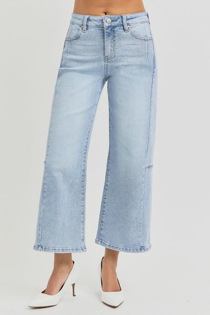 Mid Rise Flare Jeans- Doss Dollz